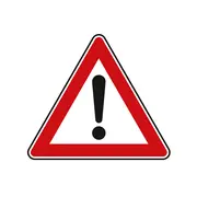 Verkehrsschild Gefahrstelle