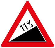 11% Steigung