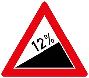 12% Steigung