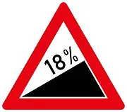 18% Steigung