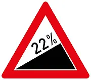 22% Steigung