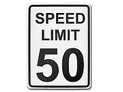 Speed limit 50