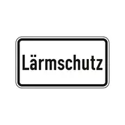 Hinweisschild nach StVO - Lärmschutz