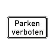 Hinweisschild nach StVO - Parken verboten