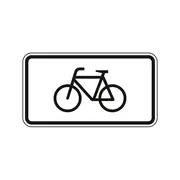 Hinweisschild nach StVO - Radverkehr