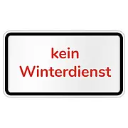 Verkehrszeichen mit Wunschtext