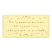 Vintage Schild mit Wunschtext & Symbol