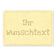 Vintage Schild mit individuellem Wunschtext