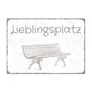 Vintageschild Lieblingsplatz