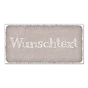 individuell gestaltetes Vintage Schild