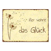 Türschild im Vintage Look