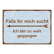 A3 Dekschild mit Spruch