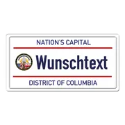 US Plate District of Columbia