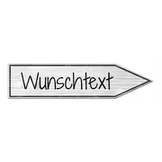Wegweiser mit Wunschtext