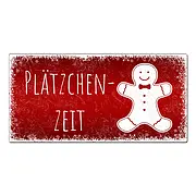 Schild Plätzchenzeit