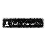 Schild Frohe Weihnacht