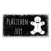 Schild Plätzchenzeit