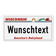US Nummernschild Wisconsin
