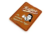 Blechschild - Kaffee