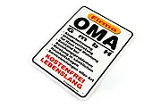 witziges Schild - Oma GmbH