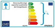 Elegante Außenwandleuchte mit Hausnummer aus Edelstahl 