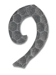 Ziffer 9 - H: 13 cm