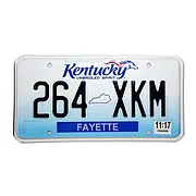 Nummernschild Kentucky