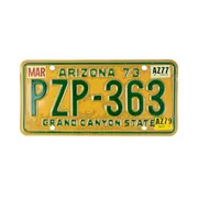 USA Nummernschild Arizona - original Nummernschild aus den USA 