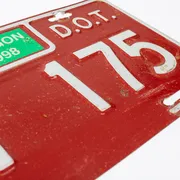 USA - Nummernschild aus Oregon - original 