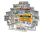 Sparset - Schilder aus 10 verschiedenen US-Bundesstaaten