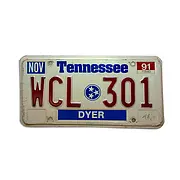 US-Kennzeichen Tennessee