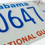 US Nummernschild Alabama - original 