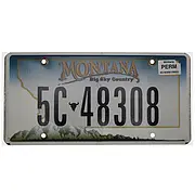 US Kennzeichen Montana