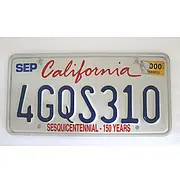 US-Nummernschild California