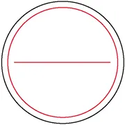 Etiketten - Stromkreis/​Verteilerkennzeichnung »Farbe: weiß/ rot« 