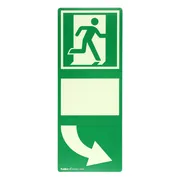 Fluchtweg-​Detailmarkierung »Hinterlegung Türgriff« 