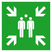 Fluchtwegschild »Sammelstelle« 