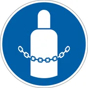 Gebotsschild »Gasflaschen sichern« 