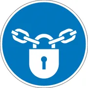 Gebotsschild »Verschlossen halten« 