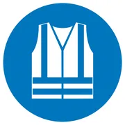 Gebotsschild »Warnweste« 