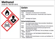 Gefahrstoffetikett »G013: Methanol« 