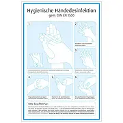 Händedesinfektionsplan Hygienische Händedesinfektion gem. DIN EN 1500 PVC …