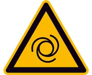 Warnschild »Warnung vor automatischem Anlauf« 