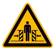 Warnschild »Warnung vor Quetschgefahr« 