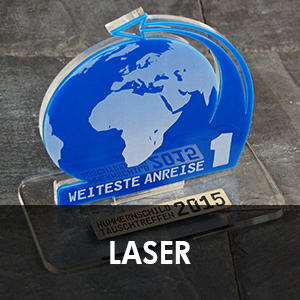 Laserschnitt und Lasergravur
