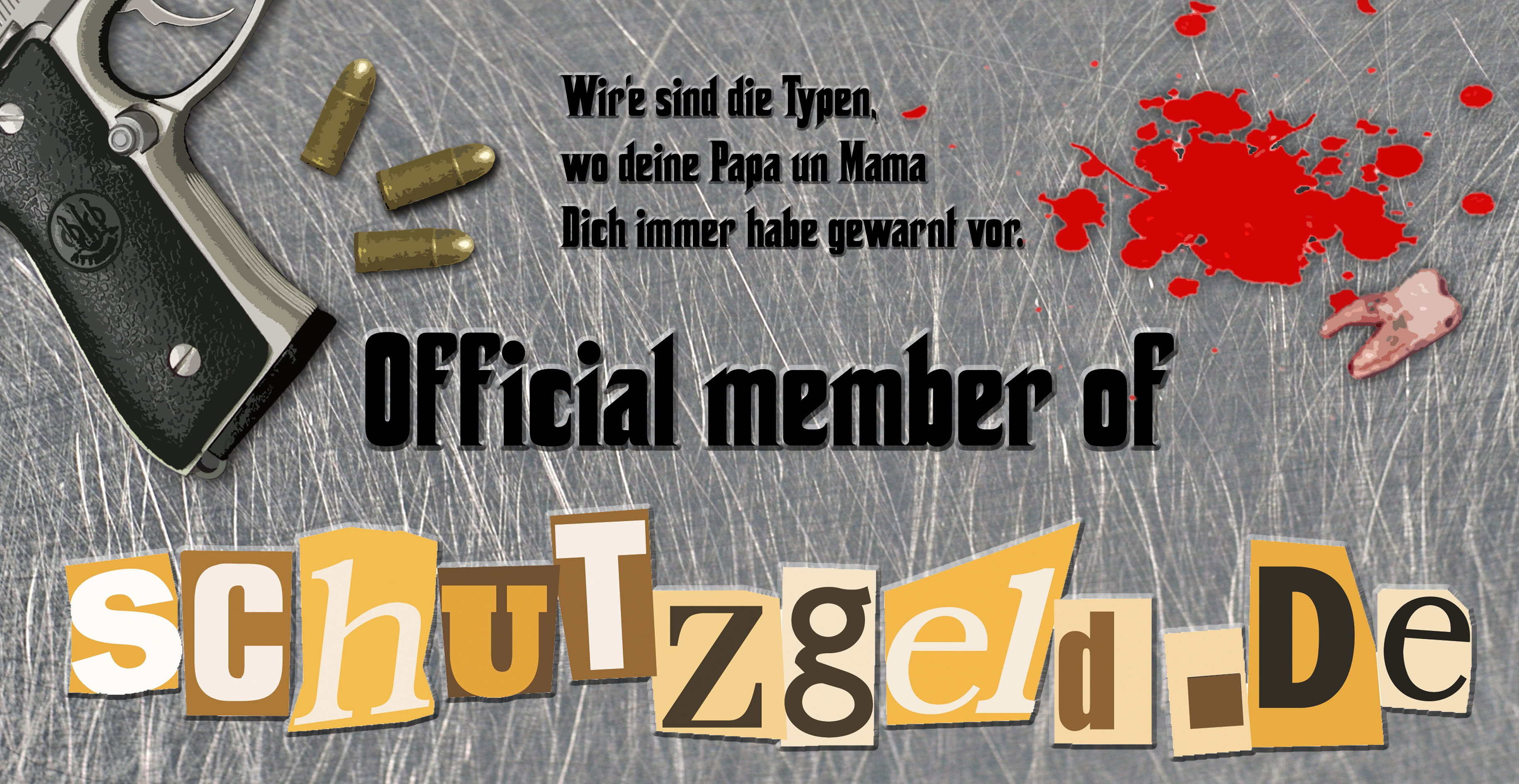 Grafikschild mit Wunschmotiv
