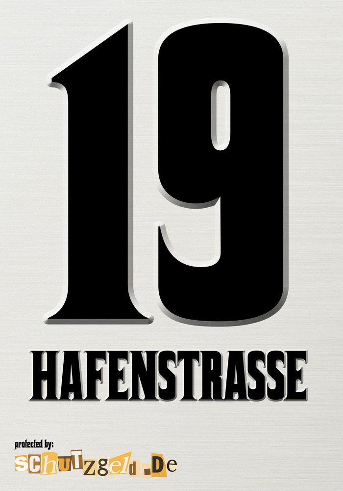 Grafikschild mit Wunschmotiv