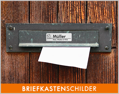 Briefkastenschilder