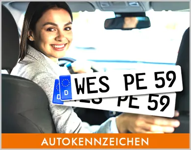 Nummernschilder fürs Auto