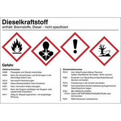 Gefahrstoffetiketten